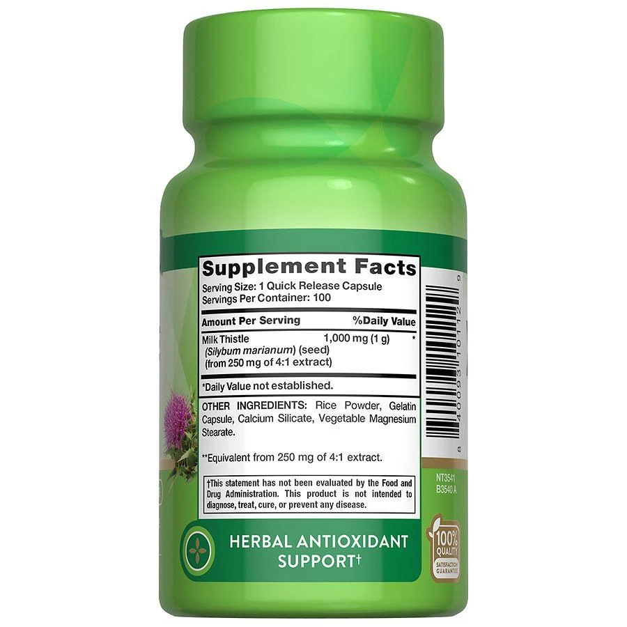 Nature's Truth Milk Thistle Seed Capsules 3