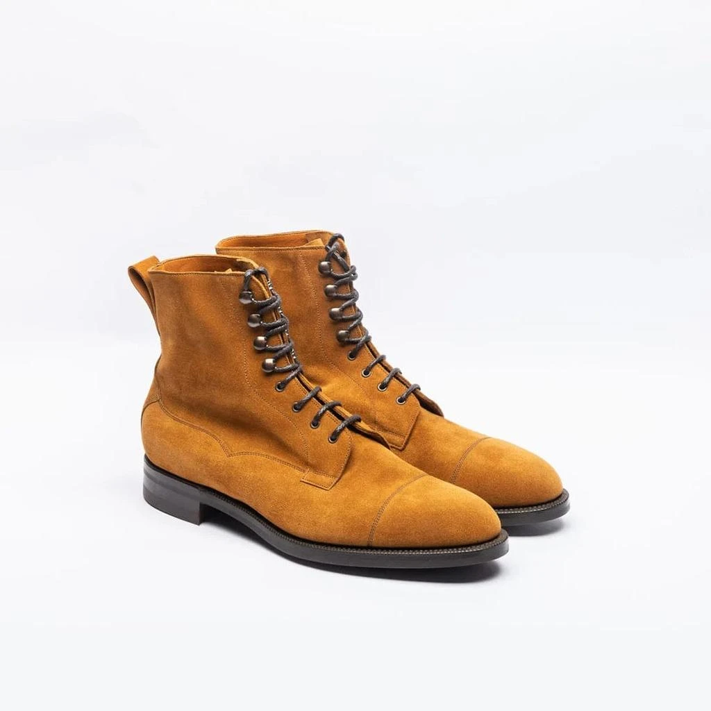 Edward Green Galway Tobacco Suede Dainite Sole 2