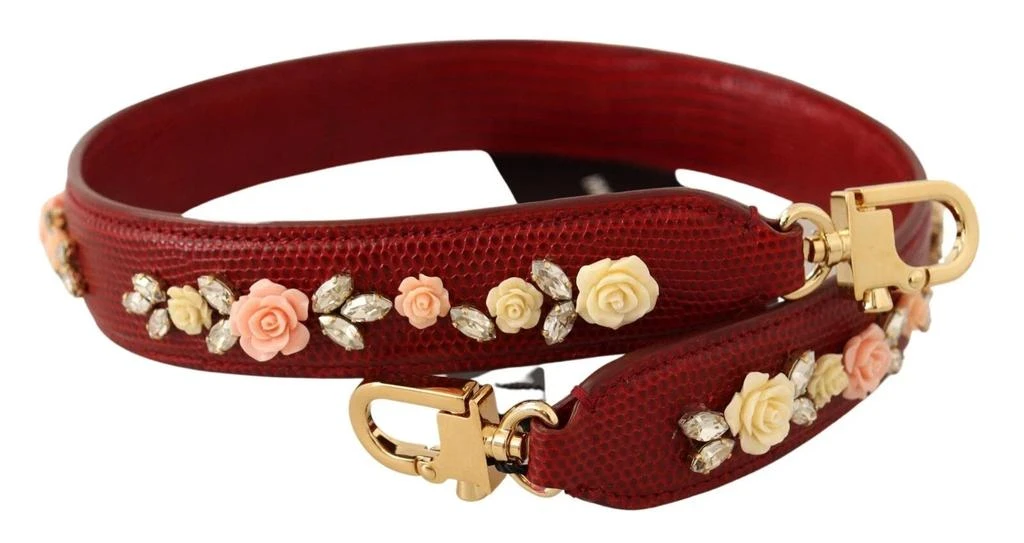 Dolce
Gabbana Floral Crystals Exotic Shoulder Strap Bag Women
s Accessory 3