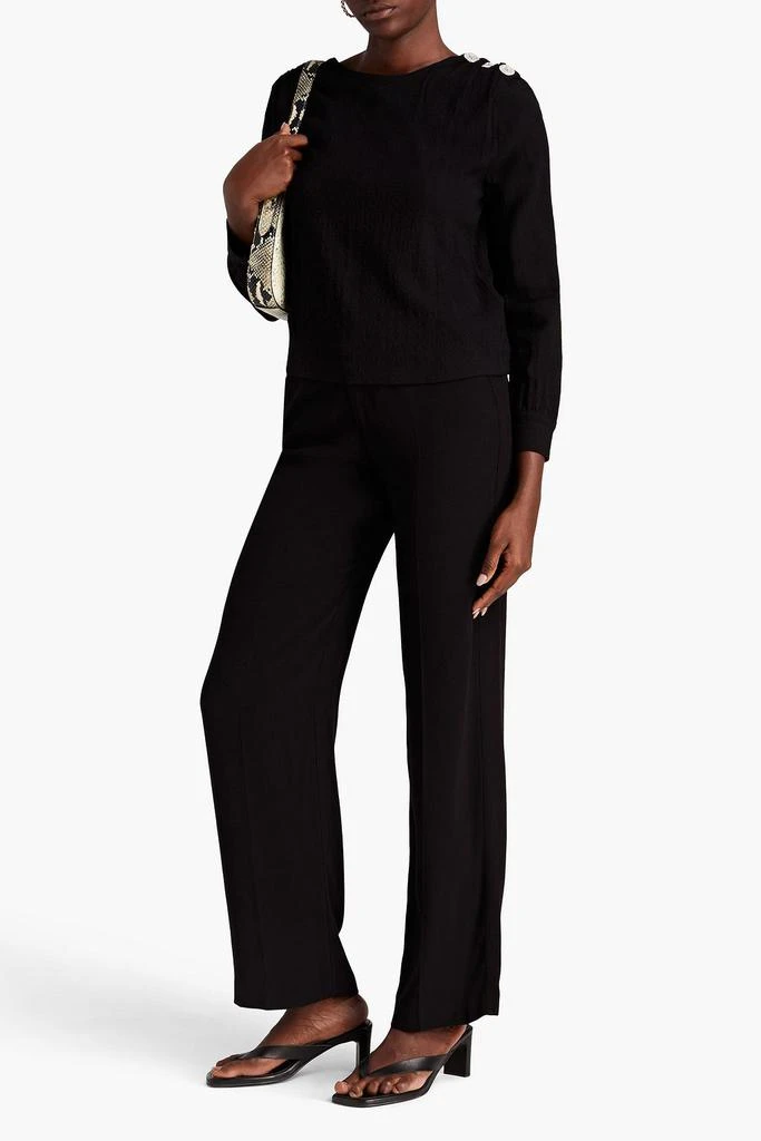 ba&sh Marty embellished crepe top 2