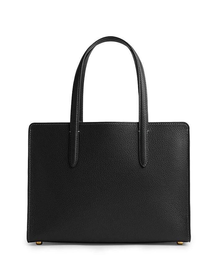 Coach Carter 28 Small Polished Pebble Leather Carryall Travel Bag 4