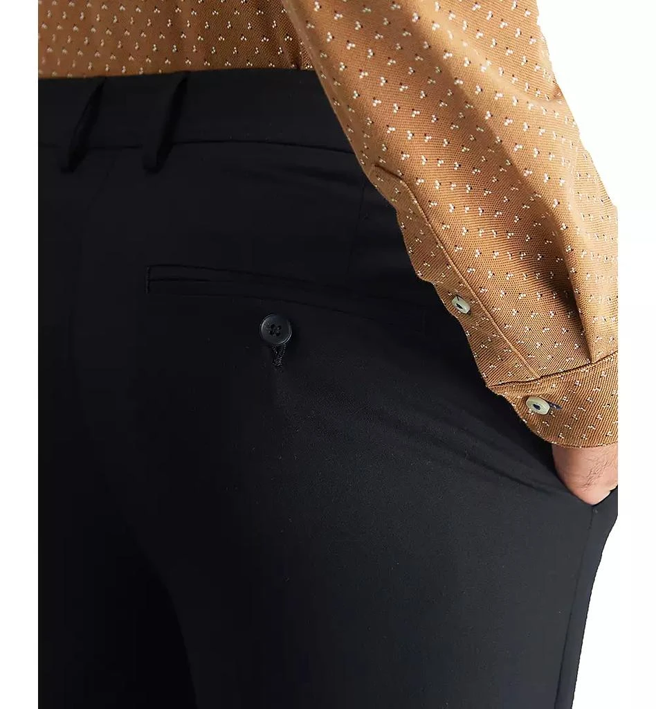 Haggar JMH Men's 4 Way Stretch Slim Fit Flat Front Dress Pant 5