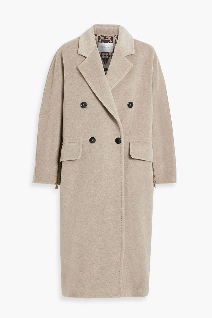 Max Mara Max Mara 'Asturie1234' Grey Cashmere Blend Coat
