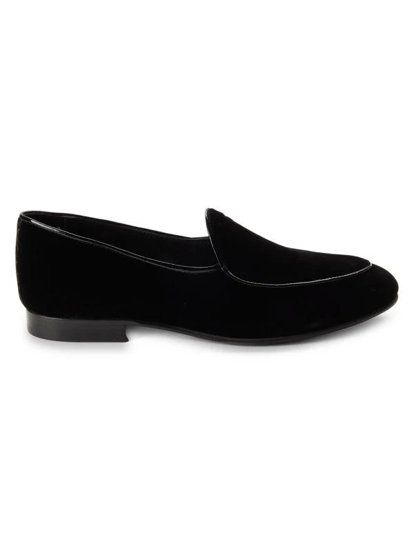 Saks Fifth Avenue Apron Toe Smoking Slippers 1