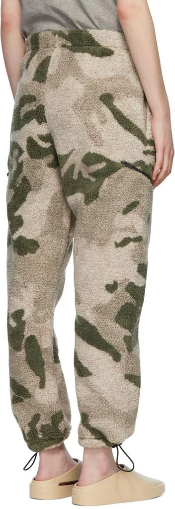 Essentials Khaki Polyester Lounge Pants 3