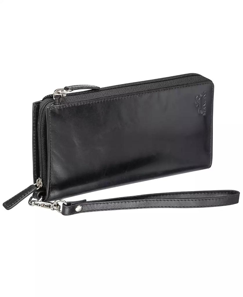 Mancini Leather Goods Men's Casablanca Collection Trifold Wallet