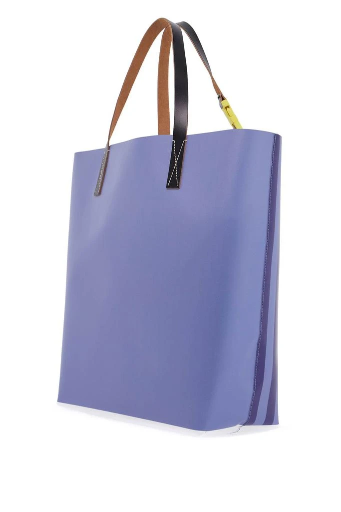 Marni striped tribeca tote bag 2