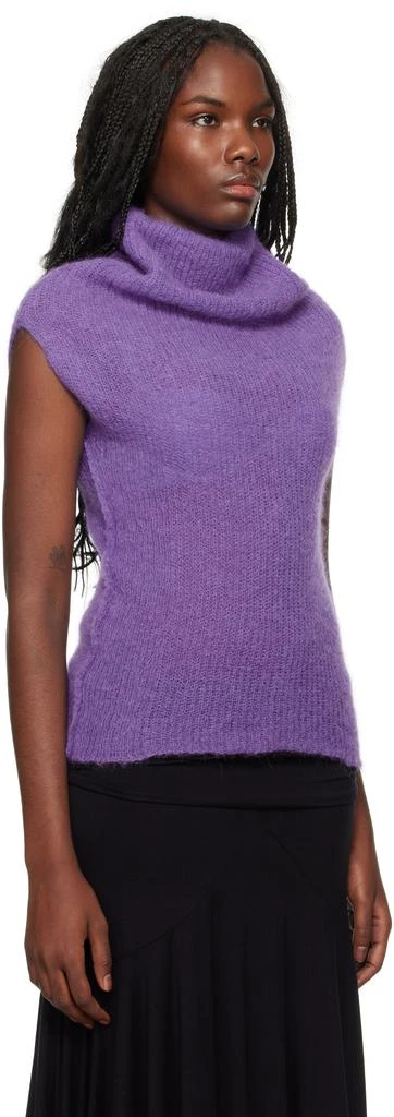 Gimaguas Purple Fuzzy Sweater 2