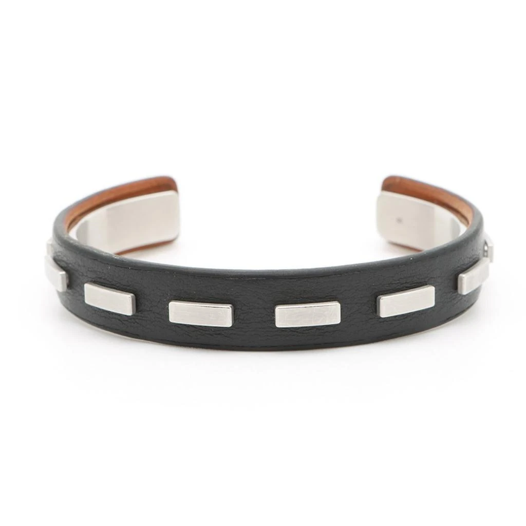 Hermes Leather Metal Bangle (Pre-Owned)