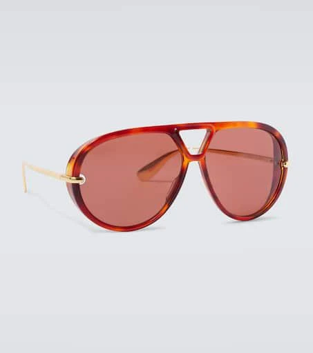 Bottega Veneta Drop aviator sunglasses 4