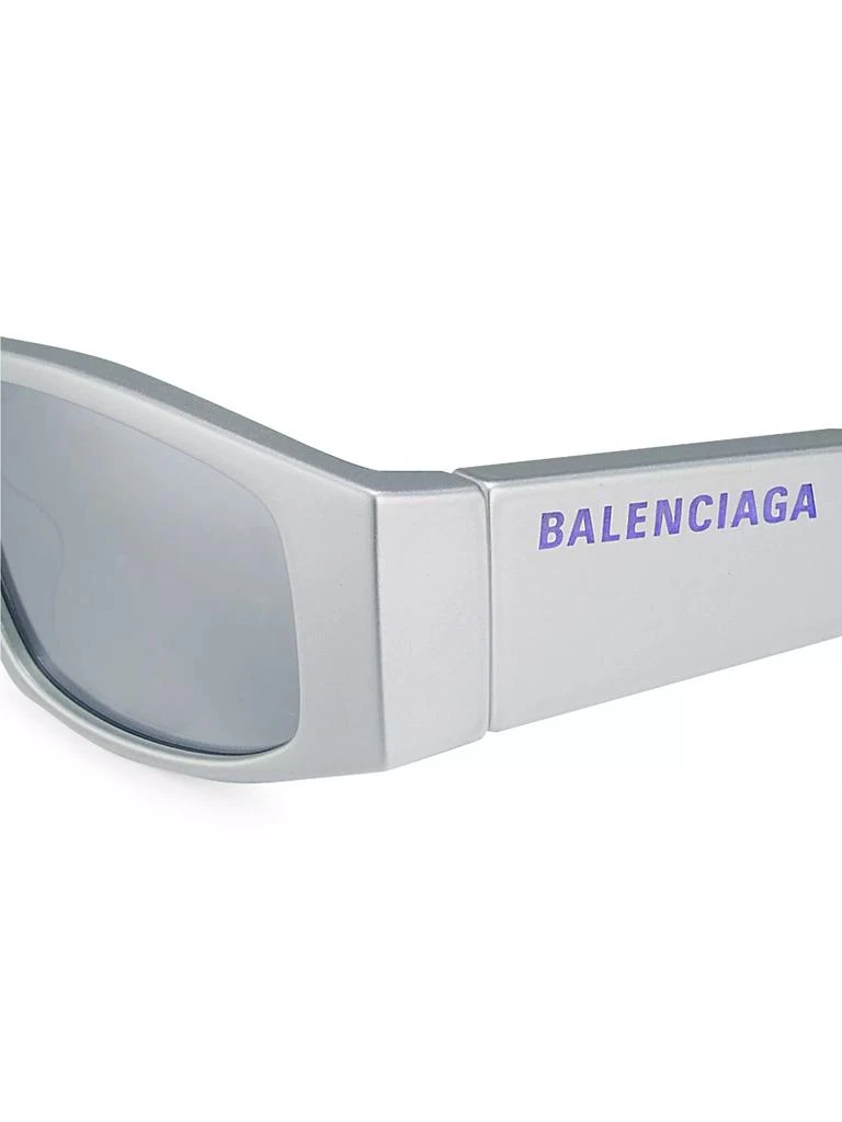 Balenciaga 56MM Rectangular LED Sunglasses 3
