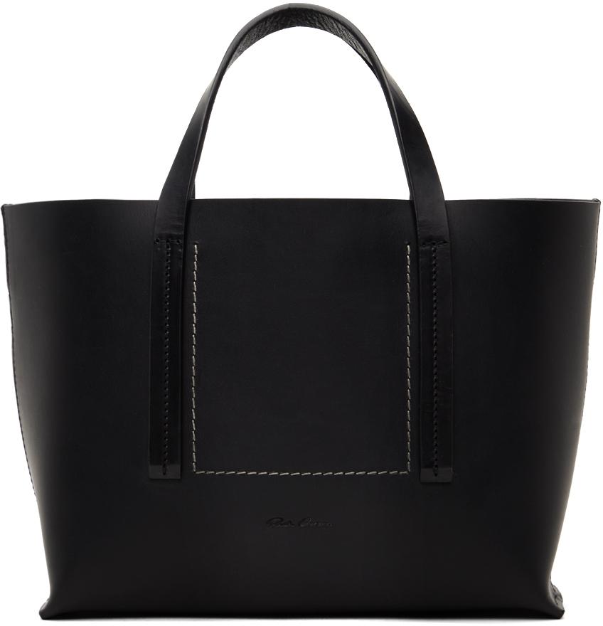 Rick Owens Black Porterville Mini Shopper Tote