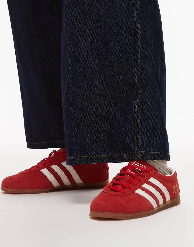 Adidas adidas Originals Gazelle Lo Pro trainers in red and white 5