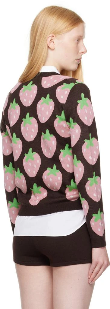 Sandy Liang Brown Eddie Cardigan 3