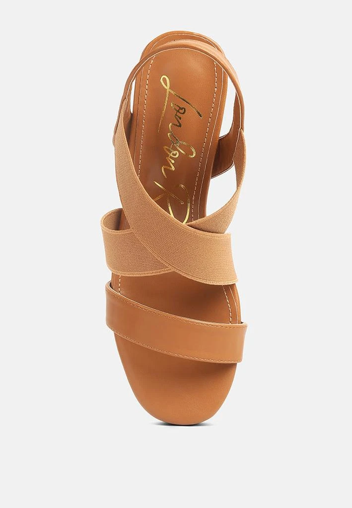 London Rag comfortable straps block heel sandals 3