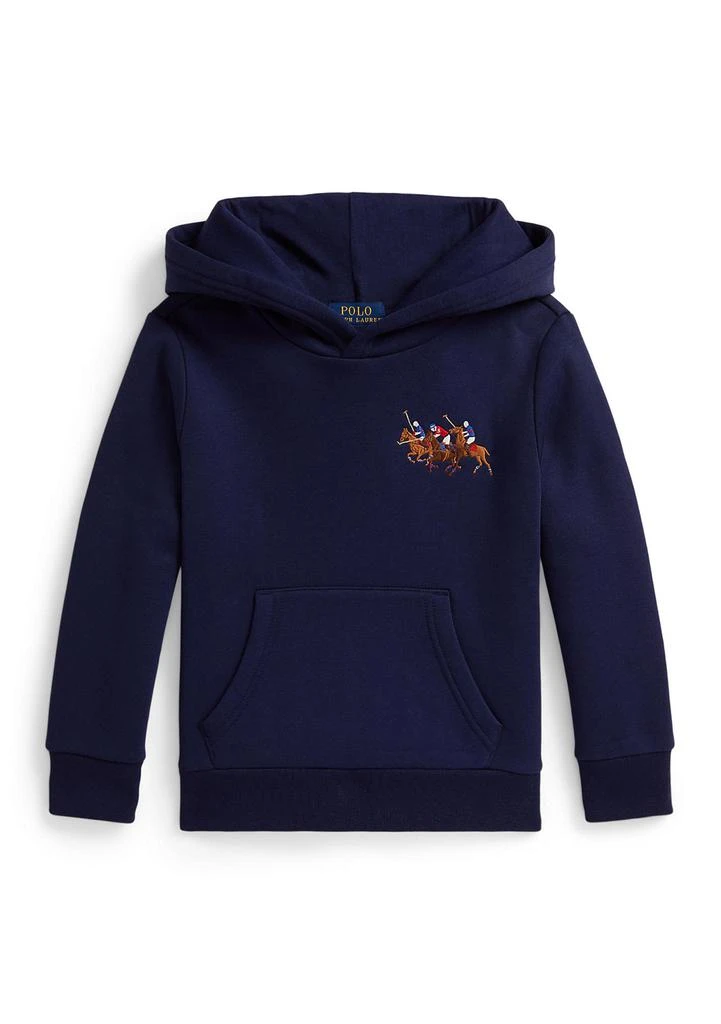 Ralph Lauren Boys 2-7 Triple-Pony Fleece Hoodie