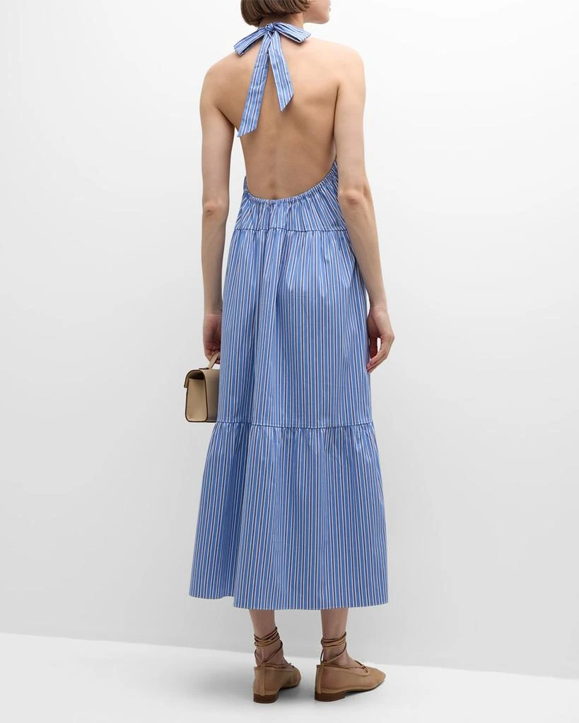 Solid & Striped The Kai Striped Poplin Maxi Dress 5