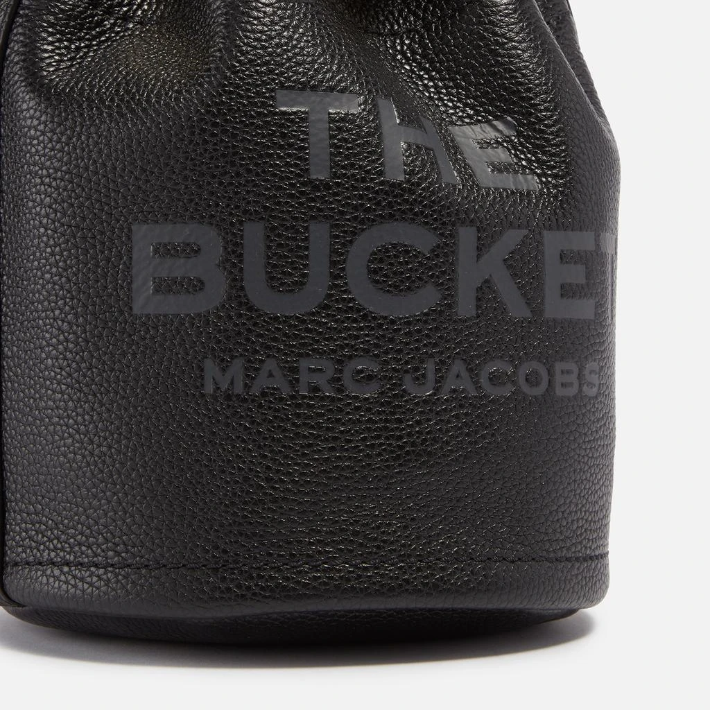 Marc Jacobs The Leather Logo Textured-Leather Bag 4
