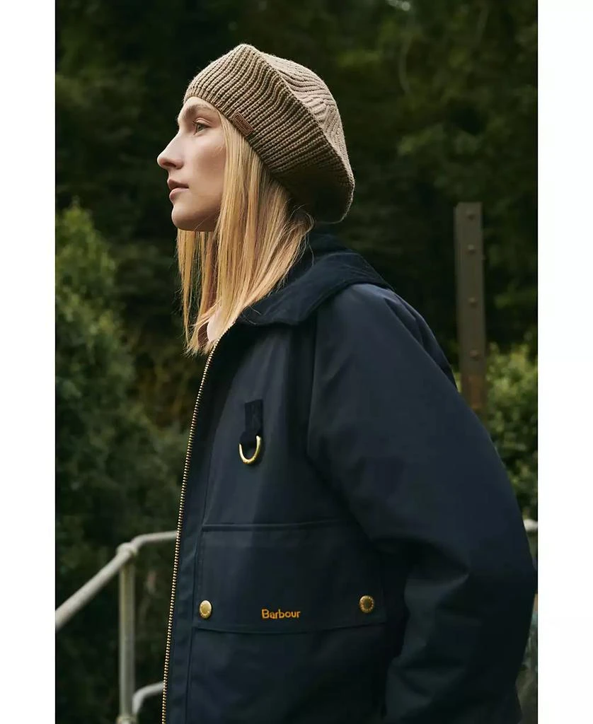 Barbour Women's Nora Oversized-Collar Utility Jacket 7