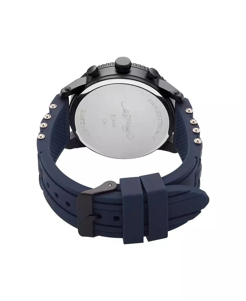 Ed Hardy Men's Navy Silicone Strap Watch 48mm 3