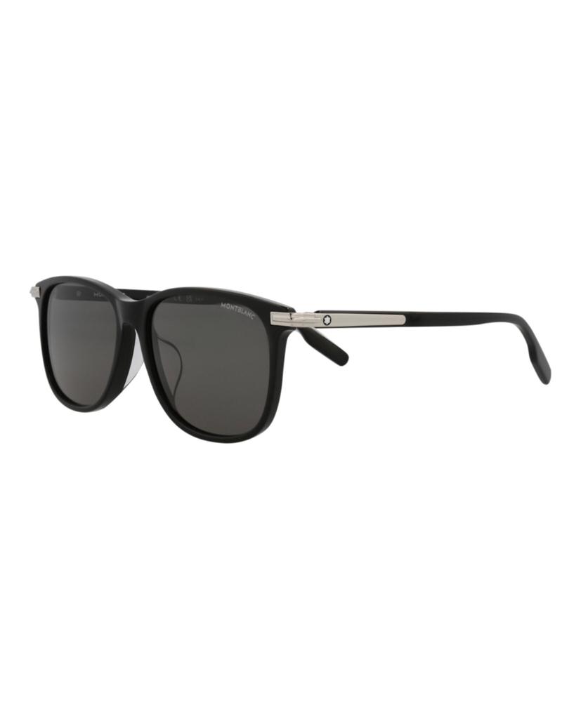 MontBlanc Square-Frame Acetate Sunglasses