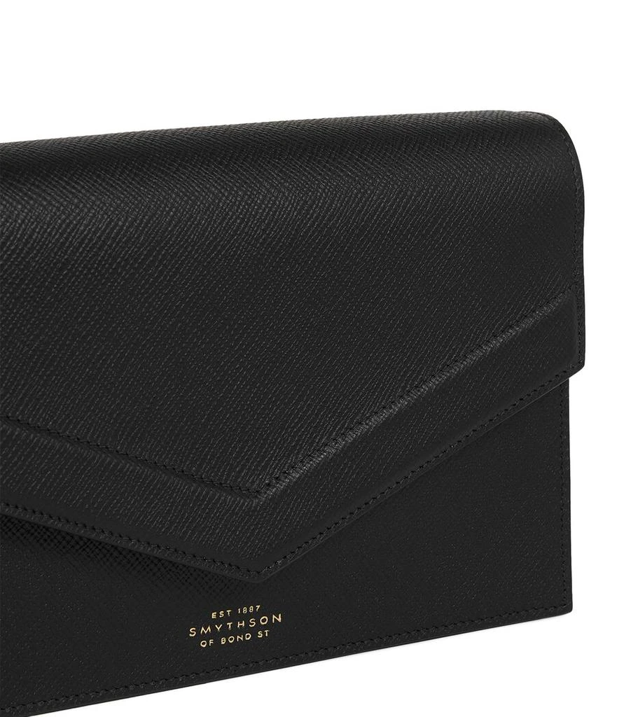 SMYTHSON Panama Leather Envelope Cross-Body Bag 4