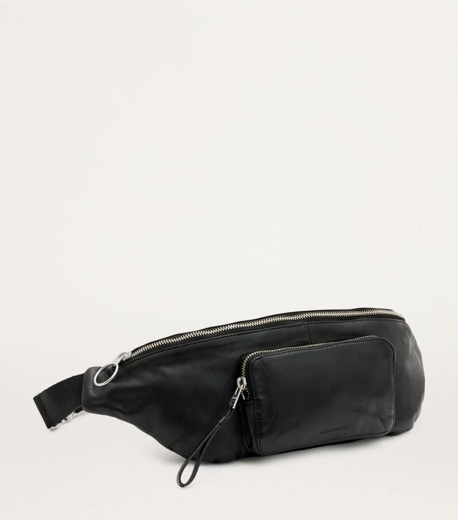 ALL SAINTS Leather Spitalfields Belt Bag 3