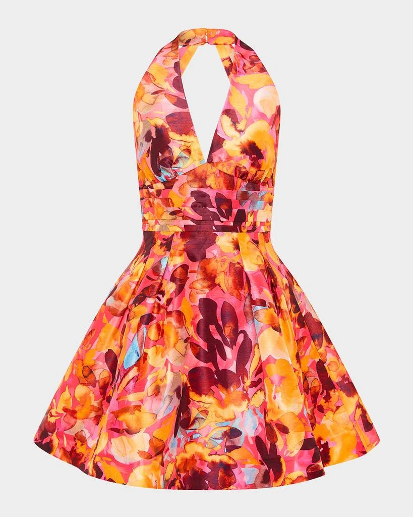 Shop Gardenia Pleated Fit-&-Flare Mini Dress on Sale at