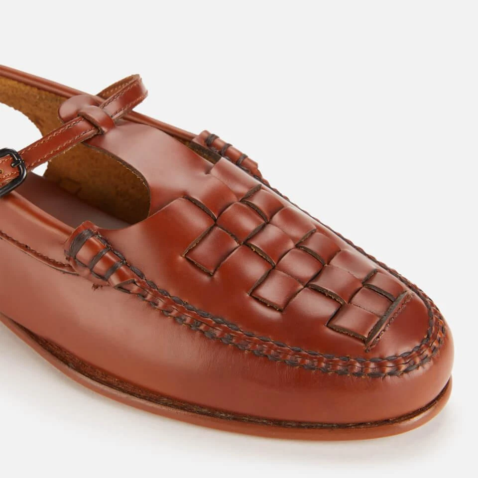 hereu HEREU WOMEN
S ROQUETA LEATHER SLINGBACK FLATS 4