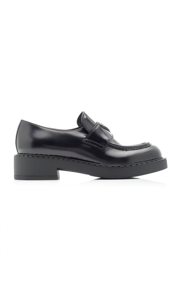 Prada Prada - Leather Loafers  - Black - IT 41 - Moda Operandi