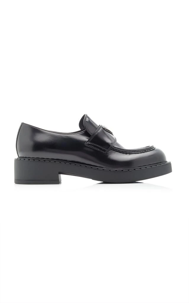 Prada Prada - Leather Loafers  - Black - IT 41 - Moda Operandi 1