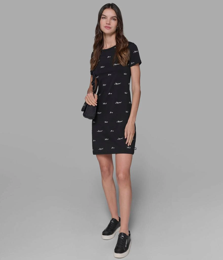 Karl Lagerfeld Paris KARL SIGNATURE T-SHIRT DRESS 6
