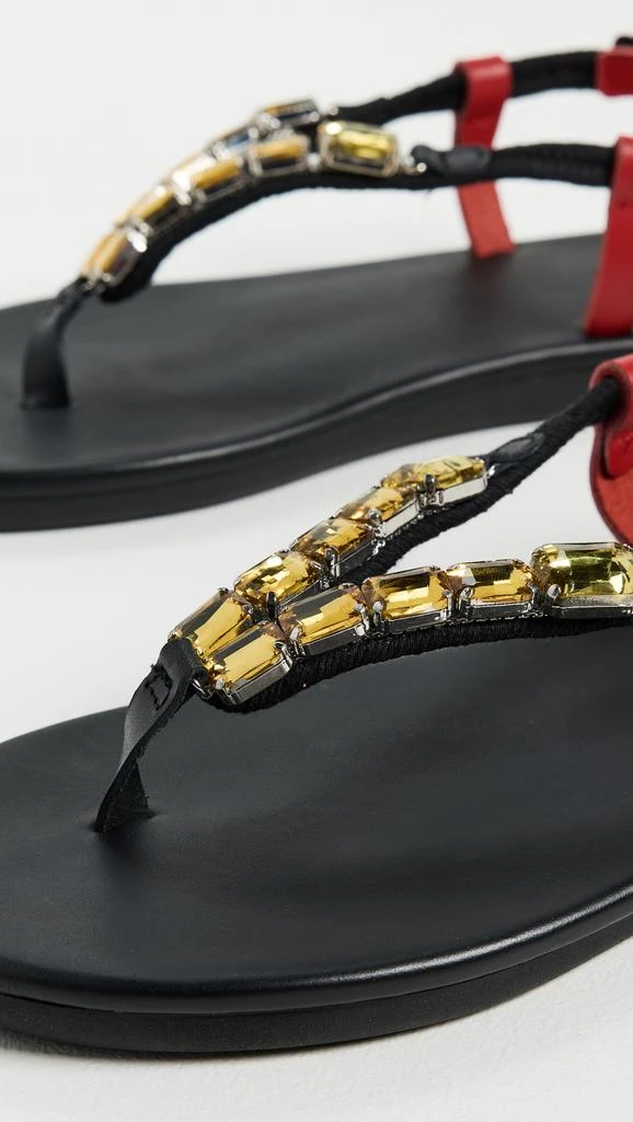 ANCIENT GREEK SANDALS Zoi Crystal Sandals 7