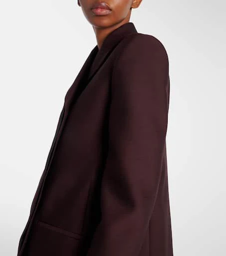 Khaite Silvannah wool and silk blazer 5