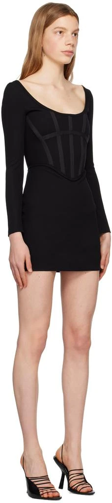 Dion Lee Black Corset Minidress 2