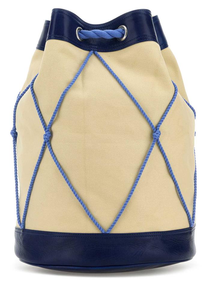 BODE Cream Canvas Backpack