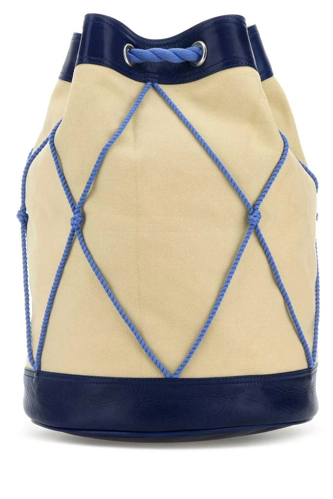 BODE Cream Canvas Backpack 2