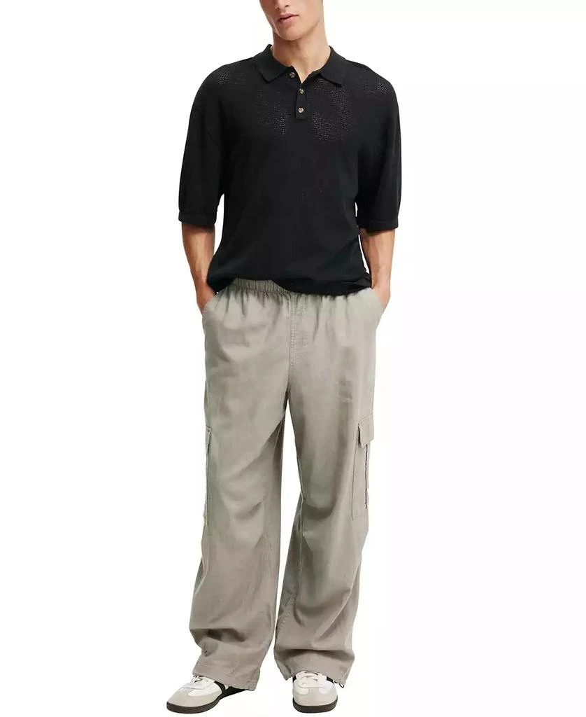 Cotton On Men's Knitted Polo Shirt 3