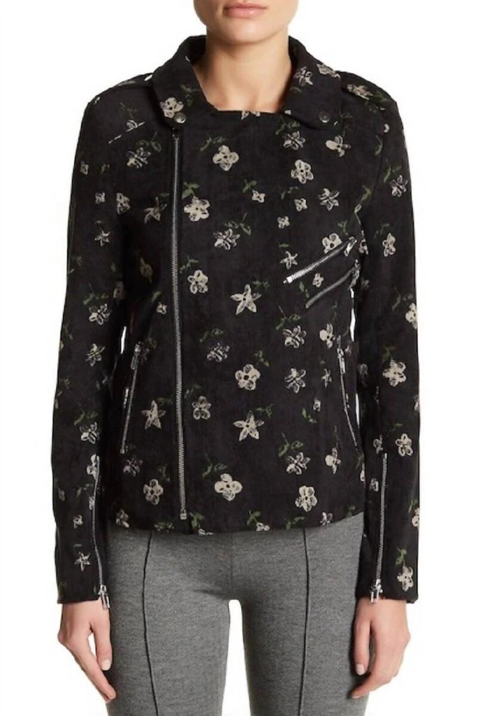 ROMEO 
JULIET COUTURE Romeo 
Juliet Couture - Floral Moto Corduroy Jacket 3