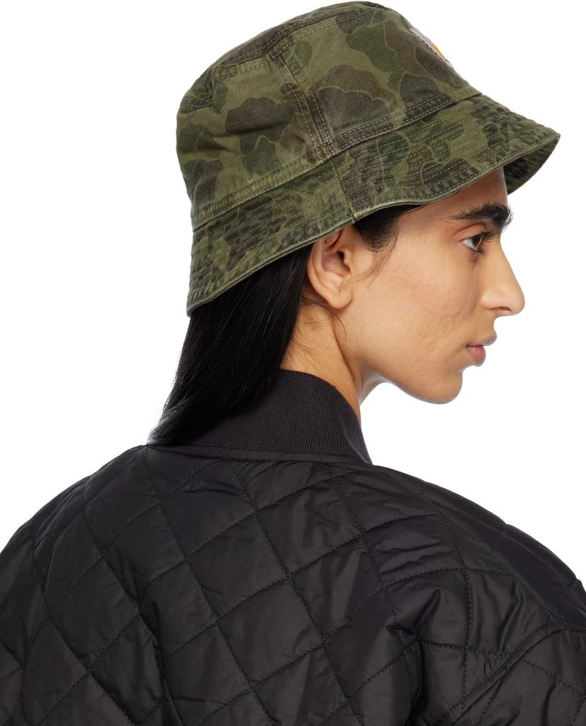 Carhartt WIP Green Duck Camo Bucket Hat 3