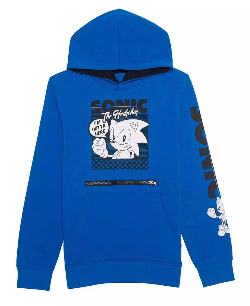 Sonic Big Boy's Pullover Hoodie 1
