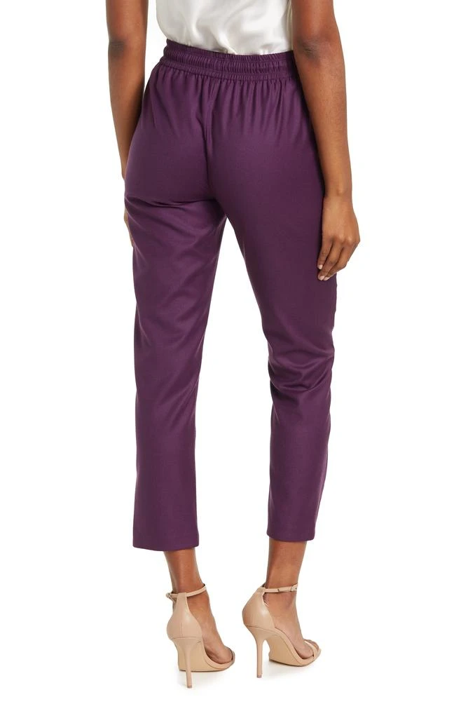 Theory Pull-On Wool Drawstring Pants 2