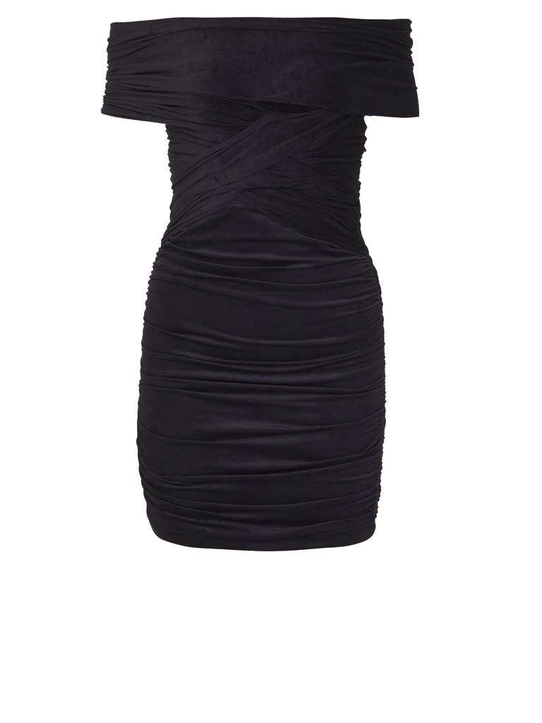 ALEXANDER WANG Short dress in synthetic suede 1