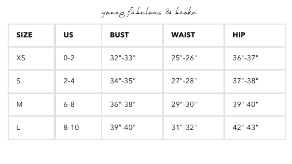 Young Fabulous & Broke Priscilla Pant In Black