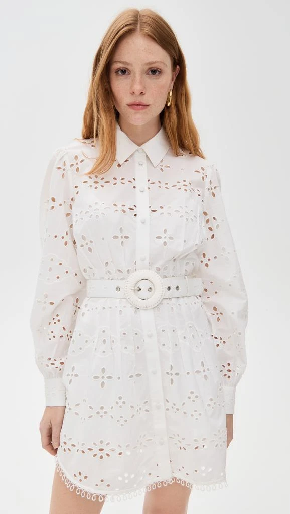 Hemant and Nandita Short Dress with Buckle Belt and Slip 1