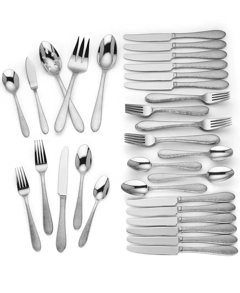 Lenox Haveson 65-Pc. 18/10 Stainless Steel Flatware Set, Service for 12, Created for Macy’s 1
