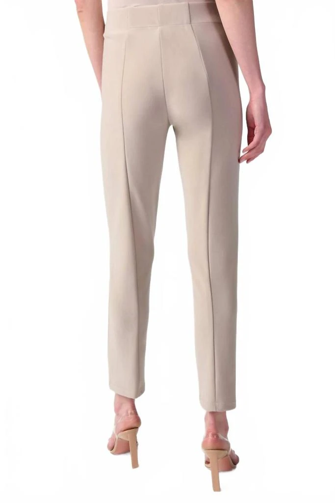 JOSEPH RIBKOFF Silky Knit Slim-Fit Pull-On Pants In Moonstone 2