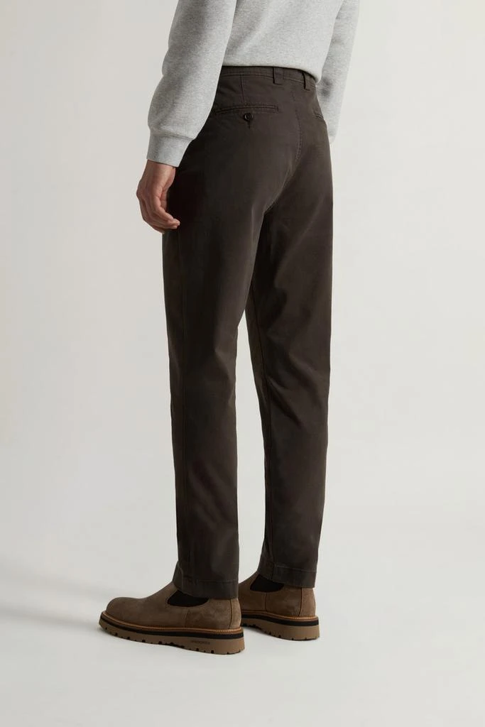 Woolrich Garment-Dyed Chino Pants in Stretch Cotton Twill - Men - Blue 3