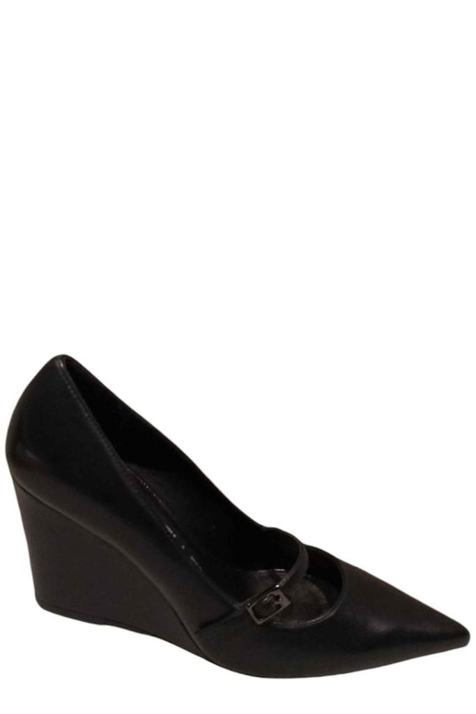 The Seller The Seller Pointed-Toe Wedge Pumps