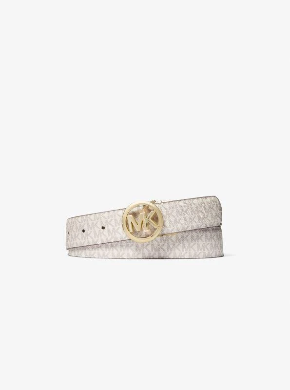 Michael Kors Reversible Logo and Smooth Belt 2